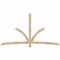 Ekena Millwork Davenport Rough Sawn Timber Gable Bracket, Douglas Fir, 108"W x 58"H x 2"D x 4"F, 13/12 Pitch GBW108X58X0204DAV00RDF - alternate 1
